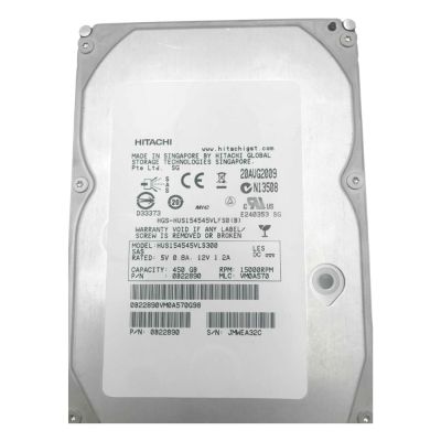 0B22890 Hitachi Ultrastar 15K450 450GB 15K RPM 3Gb/s SAS 16MB Cache 3.5-inch Hard Drive