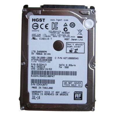 0J22413 Hitachi Travelstar 5K1000 1TB 5400RPM 8MB Cache SATA 6GB/s 2.5-inch Hard Drive