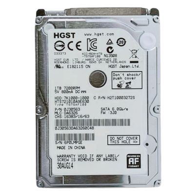 H2T10003272S Hitachi 1TB 7200RPM SATA 6Gb/s 2.5-inch Hard Drive