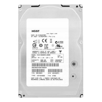 Hitachi HUS156060VLS600 600gb 15K SAS 6Gb/s 3.5" HDD Dell OEM