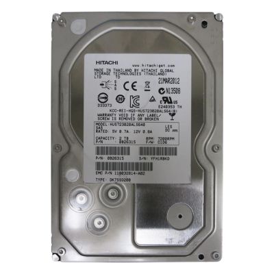 Hitachi HUS723020ALS640 2TB 7.2K SAS 6Gb/s 3.5" Hdd Dell Oem