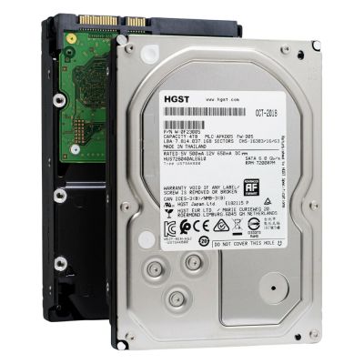 HUS726040ALE610 Hitachi Ultrastar 7K6000 4TB 7200RPM SATA 6GB/s 128MB Cache 512E 3.5-inch Hard Drive