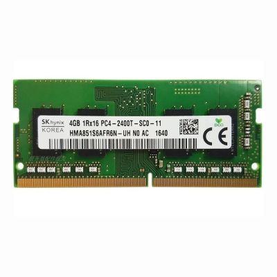 HMA851S6AFR6N-UH SK Hynix 4GB DDR4-2400MHz PC4-19200 CL17 260-Pin SO-DIMM Non-ECC Unbuffered 1.2V Memory Module
