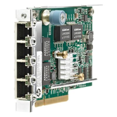 331FLR HP 4-Port 1GbE RJ-45 PCIe 2.0 1000Base-T Network Interface Card