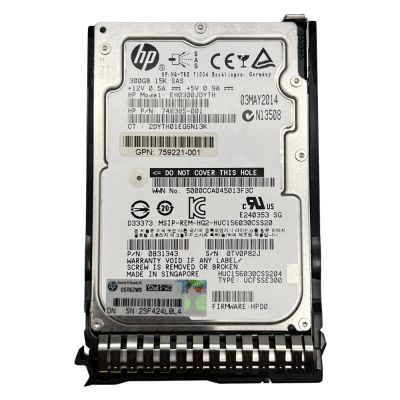 759221-001 HP 300GB 15000RPM SAS 12Gb/s 2.5-inch Hard Drive
