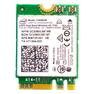 806723-001 HP IEEE 802.11ac Dual-Band Wi-Fi Bluetooth 4.0 WLAN Module