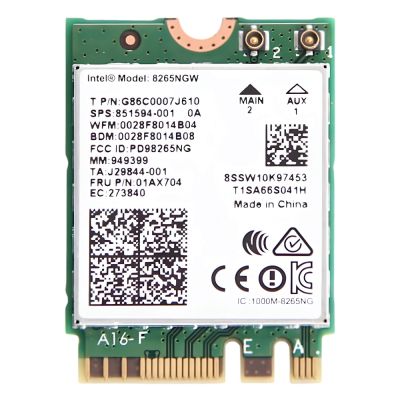 851594-001 HP 802.11ac 867 Mbit/s 5GHz Wi-Fi Bluetooth Adapter PCIe