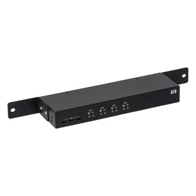 HSTNR-K002 HP 4-Port USB/PS2 Console KVM Switch Reliable Control