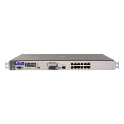 J3298A#ABA HP 212M 12-Port + 1 SFP Layer 2 Managed Switch Rack-Mountable