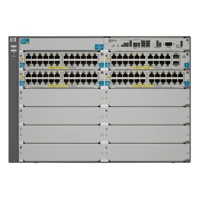J9448A HP ProCurve 5412zl-96G-PoE+ 96-Port Gigabit PoE+ Layer-4 Managed Switch