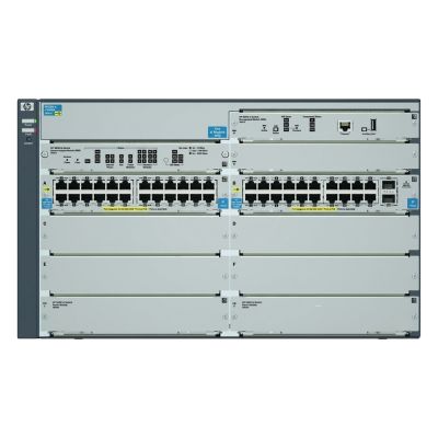 J9638A HP E8206-44G-PoE+/2XG-SFP+ 44-Port Gigabit PoE+ Switch