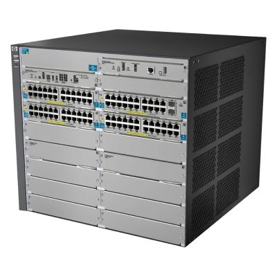 J9639AR HP E8212-92G-PoE 10-Slot Expansion PoE Switch Chassis 92 Gigabit Ports