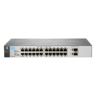 J9801A#ABA HP ProCurve 1810-24 v2 22x10/100Base-T Fast Ethernet, 2x1GbE, 2xSFP Layer 2 Switch