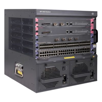 JD240-61001 HP FlexNetwork 7500 10U Rack Layer 3 Managed Switch Chassis