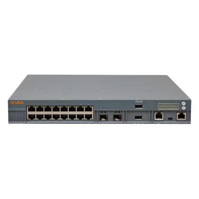 JW768A HP Aruba 7010 16-Port 150W PoE 1000BASE-T 1G SFP Wireless LAN Controller
