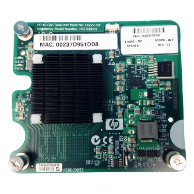 516936-B21 HPE 2x10GbE Mezzanine Network Adapter Dual Port