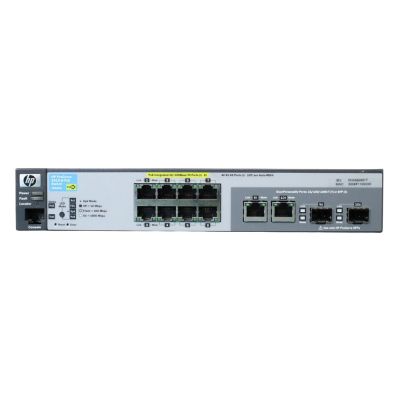 J9565A-RNG HPE Aruba 2615-8-PoE 8-Port PoE 10/100Base-T Layer 3 Switch