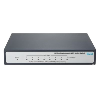 JH330A#ABA HPE 1420-8G-PoE+ 8-Port Gigabit Layer 2 PoE+ Switch