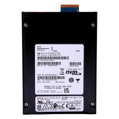 VV007680LYDTV HPE 7.68TB NVMe PCIe Gen5 E3.S EC1 EDSFF Mainstream Performance Read Intensive SSD