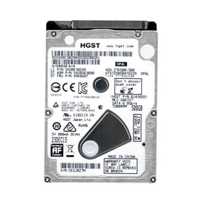 HTS725050A7E635 Hitachi Travelstar Z7K500 500GB 7200RPM SATA 6GB/s 32MB Cache 2.5-inch Hard Drive