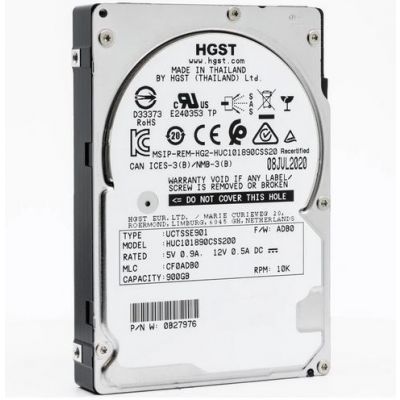 HUC101890CSS200 Hitachi Ultrastar C10K1800 900GB 10000RPM SAS 12GB/s 128MB Cache (ISE) 2.5-inch Hard Drive