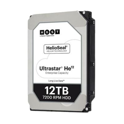 HUH721212ALE601 Hitachi 12TB 7.2K RPM SATA 6Gb/s 3.5-inch Hard Drive