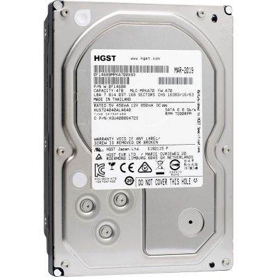 HUS724040ALA640 Hitachi 4TB 7200RPM SATA 6.0 Gbps 3.5 64MB Cache Ultrastar Hard Drive