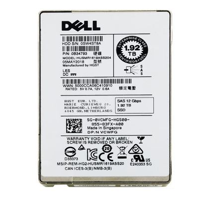 HUSMR1619ASS204 Western Digital 1.92TB 12Gbps SAS 2.5-Inch Solid State Drive