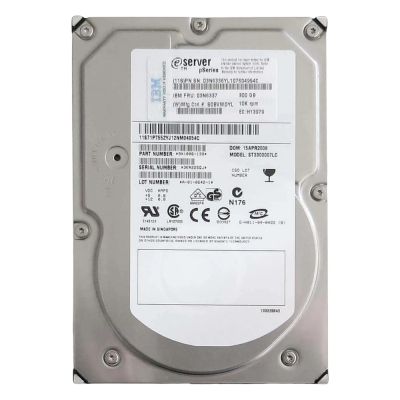03N6337 IBM 300GB 10K RPM Ultra 320 SCSI 16MB Cache 3.5-inch Hard Drive