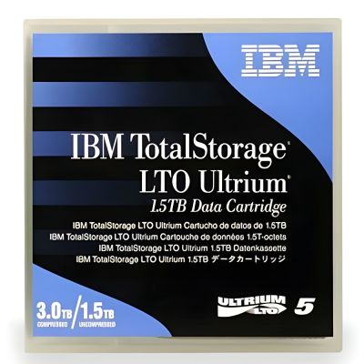 46X1290 IBM Data Cartridge LTO Ultrium LTO-5 1.50TB (Native) / 3TB (Compressed)