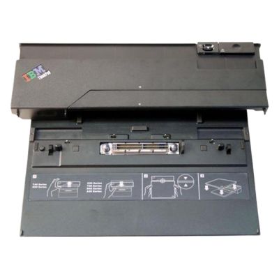 74P6733 IBM RJ-45 / VGA /DVI / DB-9M / USB 2.0 Port Replicator II Docking Station for ThinkPad A / T / X Series