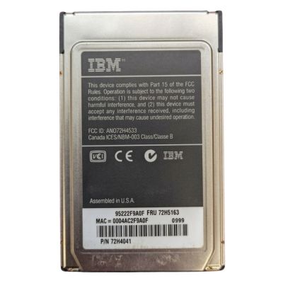 85H3656 IBM 16/4Mbps Token Ring PCMCIA Turbo Adapter