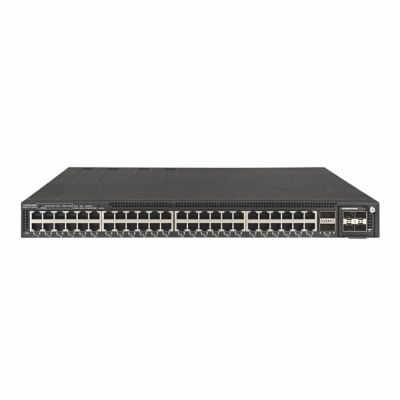 ICX7550-48P-E2-R3 Ruckus Networks ICX 7550-48-E2 48 x RJ-45 Ports 10/100/1000Base-T + 2 x QSFP+ Ports Layer 3 Managed Rack-mountable Front-To-Back Airflow Gigabit Ethernet Network Switch
