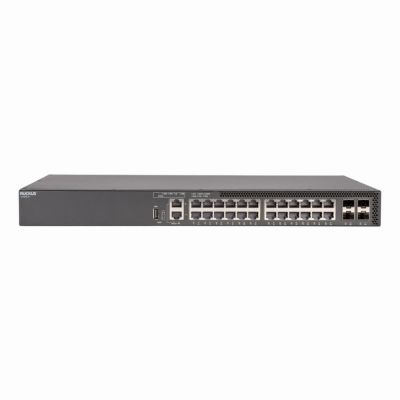 ICX8200-24P Ruckus Networks ICX 8200 24 x Ports PoE+ 10/100/1000Base-T + 4 x Ports 25GbE SFP28 Stacking Rack-mountable Managed Switch