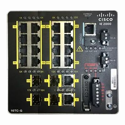 IE-2000-16TC-L Cisco IE 2000 16-Port Fast Ethernet DIN Rail Switch