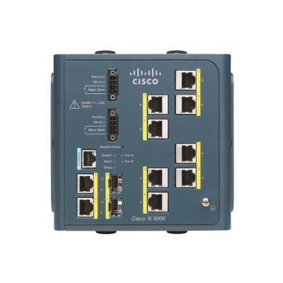 IE-3000-8TC Cisco 8-Ports RJ-45 Manageable Rack-Mountable Industrial Ethernet Switch