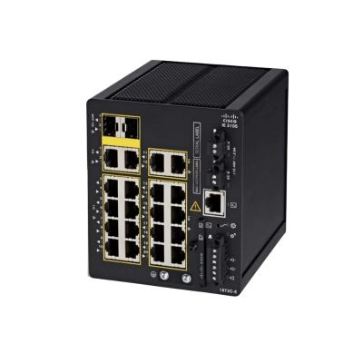 IE-3105-18T2C-E Cisco Industrial Ethernet 3105 Rugged Series 18 x Ports 10/100Base-T + 2 x SFP Ports 1000Base-X Layer 2 Managed Rail-mountable Gigabit Ethernet Network Switch