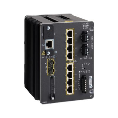 IE-3200-8T2S-E Cisco Catalyst IE3200 Series IE-3200-8T 8 x Ports 1000Base-T + 2 x Ports SFP Layer 3 Managed Gigabit Ethernet Rugged Switch