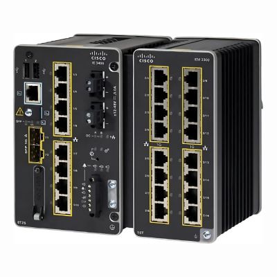 IE-3400-8P2S-A Cisco Catalyst 3400 Rugged Series IE-3400-8P2S 8 x Ports PoE+ 10/100/1000Base-T + 2 x Ports SFP Layer 3 Managed Gigabit Ethernet Network Switch