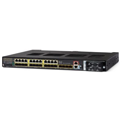 IE-4010-16S12P Cisco Industrial Ethernet 4010 Series 12 x Ports 1000Base-T PoE+ RJ-45 + 12 x Ports 1000Base-X SFP + 4 x Ports SFP uplink Layer 2 Managed Gigabit Ethernet Network Switch