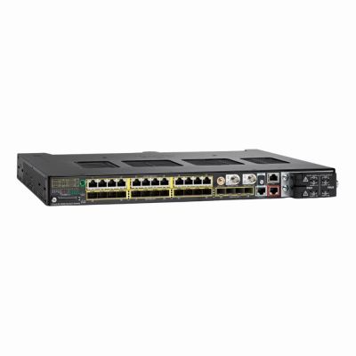IE-5000-16S12P Cisco 5000 16 x Ports PoE+ 10/100/1000Base-T + 12 x Ports 1000Base-X + 4 x SFP Ports 1GBase-X Layer 3 Managed 1U Rack-mountable Gigabit Ethernet Network Switch
