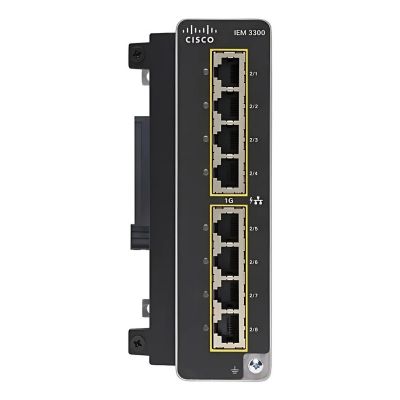 IEM-3300-8T Cisco 8 x Ports Gigabit Ethernet Expansion Module for Catalyst Rugged 3300 Series