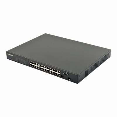 IES4024GP Samsung 22 x Ports PoE 1000Base-T + 2 x Ports Combo RJ-45/SFP Managed 1U Rack-Mountable Gigabit Ethernet Network Switch