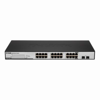 IGS1224TN D-Link DGS-1224T 24 x RJ-45 Ports 10/100/1000Base-T + 2 x Combo SFP Ports Layer 2 Managed Gigabit Ethernet Web Smart Network Switch