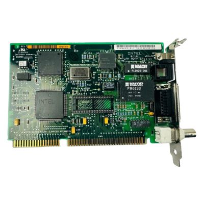 308029-015 Intel Ethernet 16-Bit ISA AUI COAX LAN Adapter Card Legacy