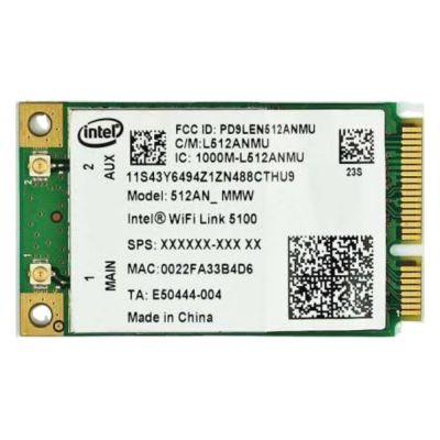 512AN_MMW Intel 5100 IEEE 802.11a/b/g/n Half-Mini PCIe Wireless Network Card