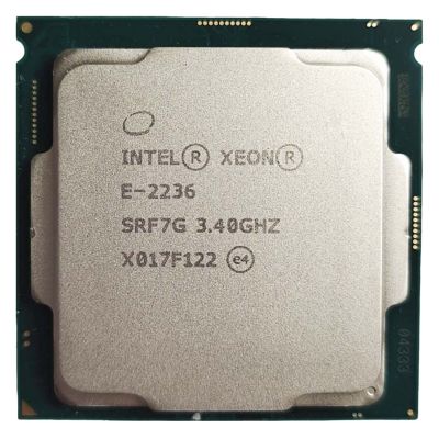 E-2236 Intel Xeon E-2236 6-Core 3.40GHz Socket FCLGA1151 12MB L3 Cache Processor