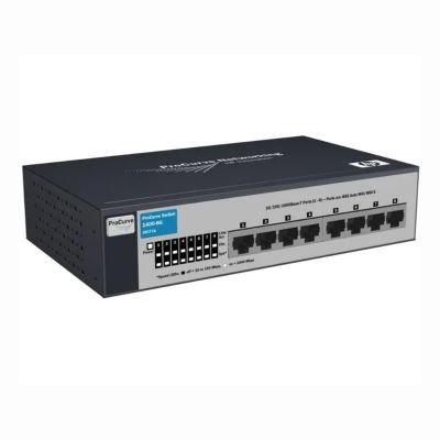 J9077-60001 HP ProCurve 1400-8G 8 x 10/100/1000Base-T LAN Unmanaged Gigabit Ethernet Switch