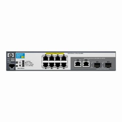 J9137-69001 HP ProCurve 2520 Series 2520-8-PoE 8 x RJ-45 Ports PoE 10/100Base-TX + 2 x RJ-45 GE Ports Layer 3 Managed Rack-mountable Fast Ethernet Network Switch