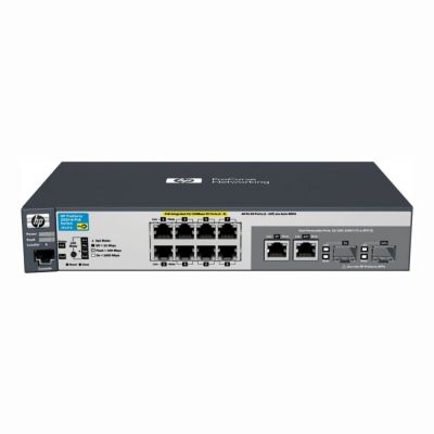J9137A HP ProCurve 2520 Series 2520-8-PoE 8 x RJ-45 Ports PoE 10/100Base-TX + 2 x RJ-45 GE Ports Layer 3 Managed Rack-mountable Fast Ethernet Network Switch